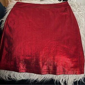 Red skirt
